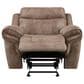 Steve Silver Nashville Manual Glider Recliner in Cocoa, , large