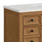 James Martin Malibu 48" Single Bathroom Vanity in Amber Birch with 3 cm Eternal Jasmine Pearl Quartz Top and Rectangular Sink, , large