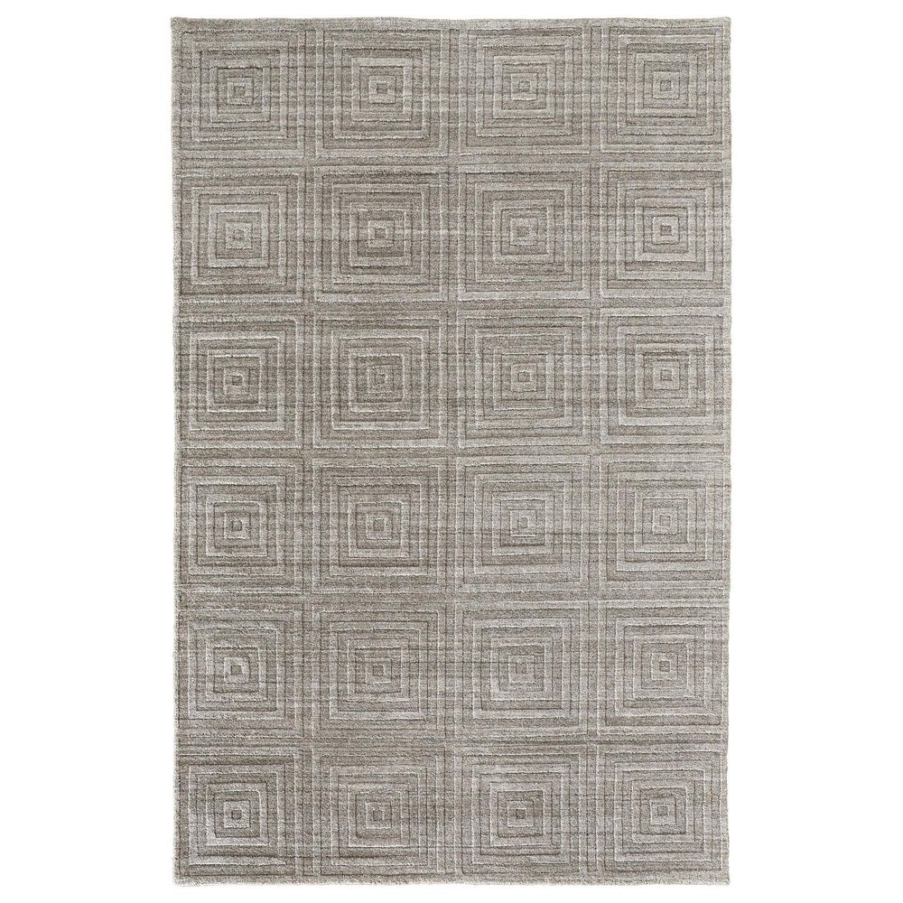 Feizy Redford 8670F 5" x 8" Beige and Gray Area Rug, , large