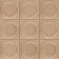 Dal-Tile Nu Bare Caramel 4" x 4" Square Circle Ceramic Tile, , large