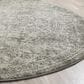 Safavieh Evoke EVK256S-5R 5"1" Round Silver/Ivory Area Rug, , large