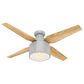 Hunter Cranbrook Low Profile 52" Ceiling Fan with Light in Dove Grey, , large