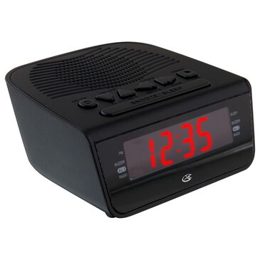 GPX Dual Alarm Clock Radio in Black, , large