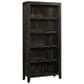 Sauder Dakota Pass 5-Shelf Bookcase in Char Pine, , large