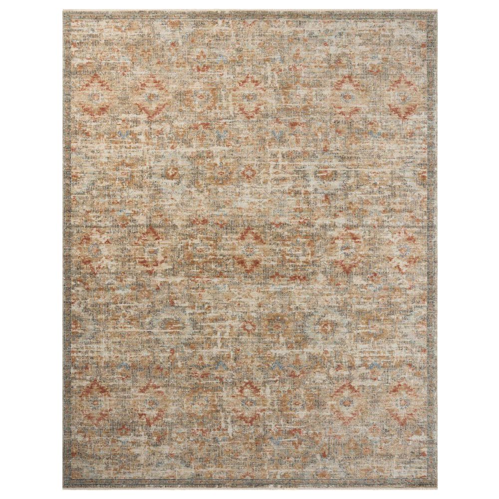Loloi Heritage 2" x 3" Grey and Sunset Area Rug, , large