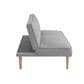 Lifestyle Solutions Salem Charcoal Futon, , large