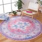 Safavieh Serapi 6"7" Round Red and Ivory Area Rug, , large