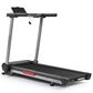 Sunny Health & Fitness Pace 500 Smart Auto Incline Folding Treadmill in Black, Grey and Red, , large
