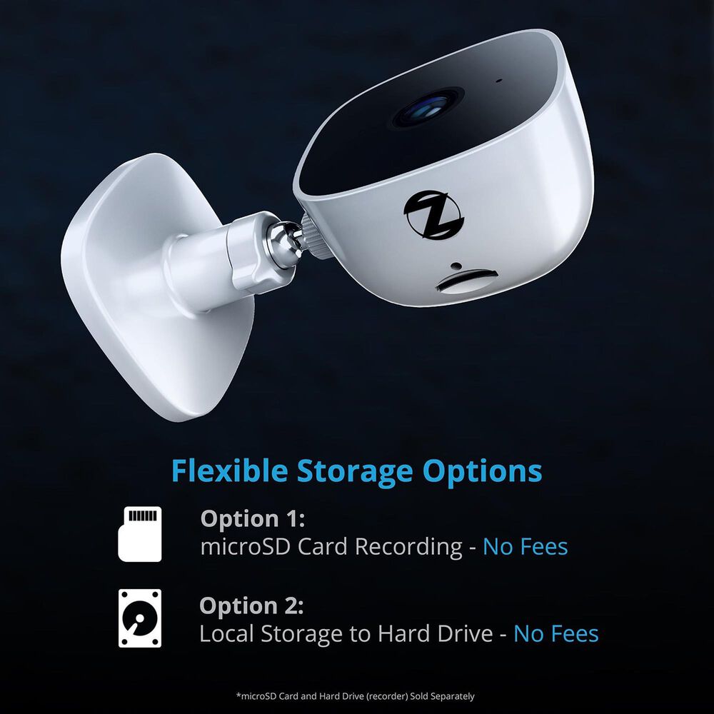 Night Owl Indoor Wi-Fi IP Plug In 1080p Deterrence Camera with 2-Way Audio - White, , large