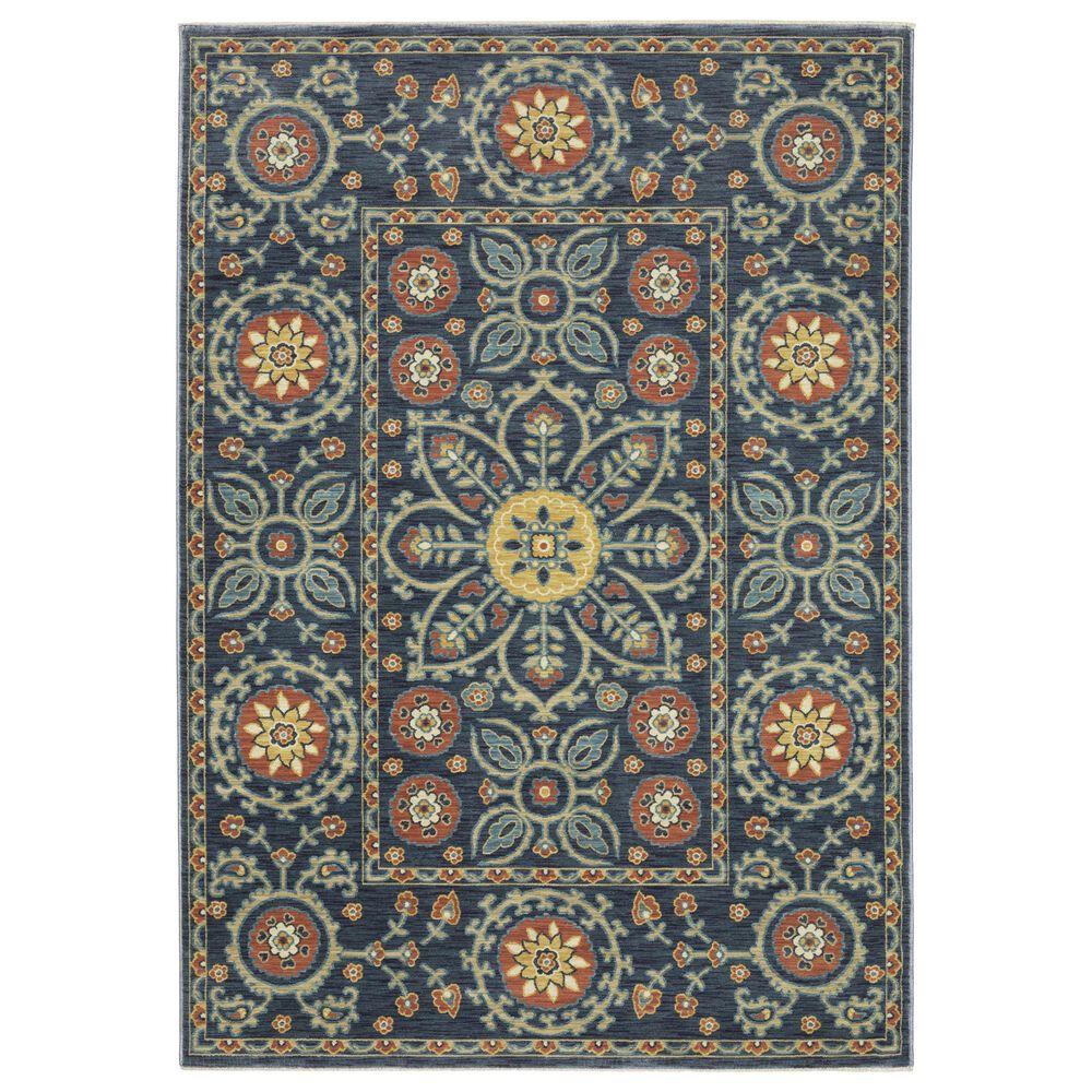 Oriental Weavers Francesca FR11B 2" x 3" Blue Area Rug, , large