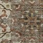Dalyn Rug Company Silk Road Chocolate, Ivory, Gold, Copper, Gray and Taupe 8" Round Area Rug, , large