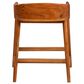 Timeless Designs Saddle Counter Stool in Honey Brown, , large