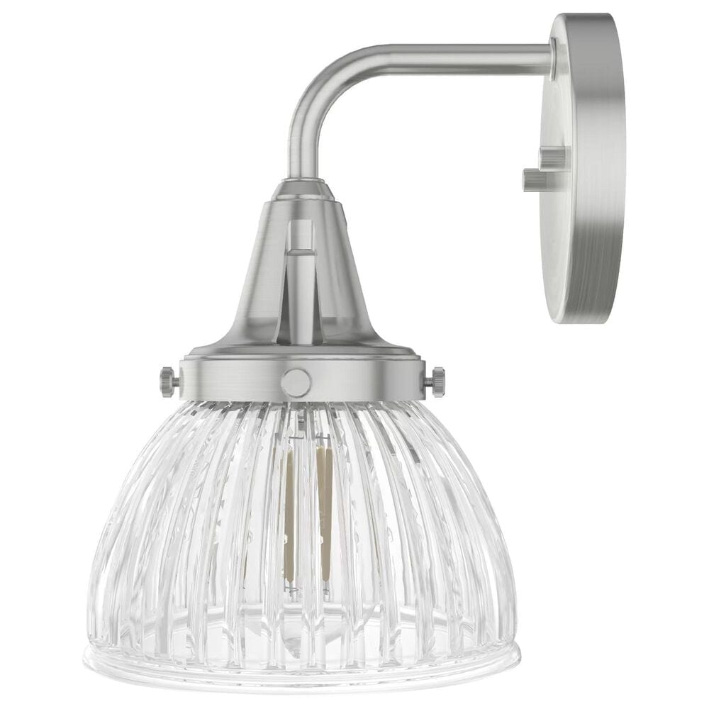 Hunter Cypress Grove 1-Light Wall Sconce in Brushed Nickel, , large