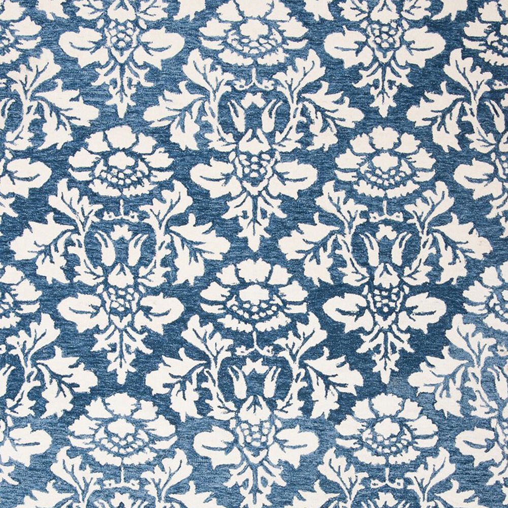 Safavieh Micro-Loop MLP221M 9&#39; x 12&#39; Blue and Ivory Area Rug, , large