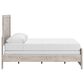 Ashley Broachmyn Full Bed with Nightstand in Light Gray, , large
