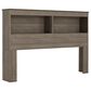 Lemoore Essential Full/Queen Bookcase Headboard in Park Elm, , large