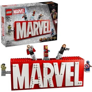 LEGO Marvel Logo & Minifigures, , large