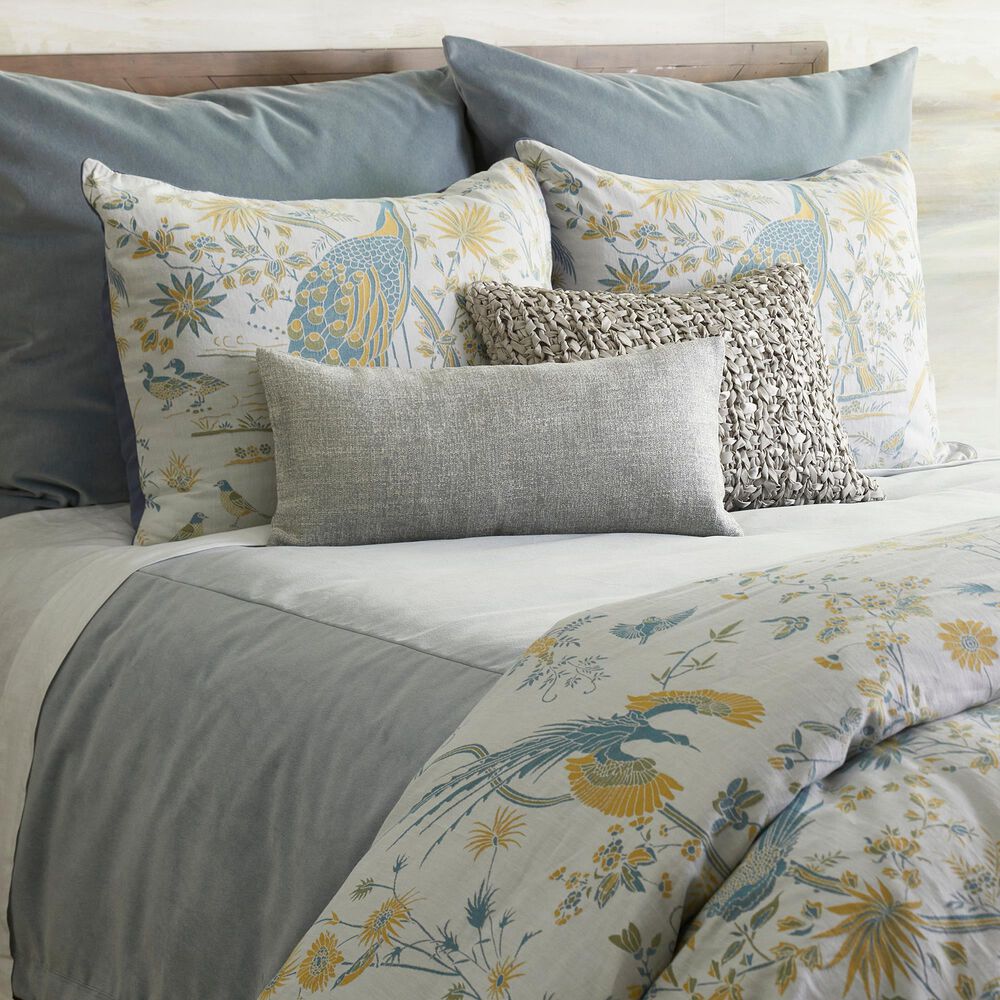 Ann Gish Java Peacock 3-Piece Queen Duvet Set in Blue, , large