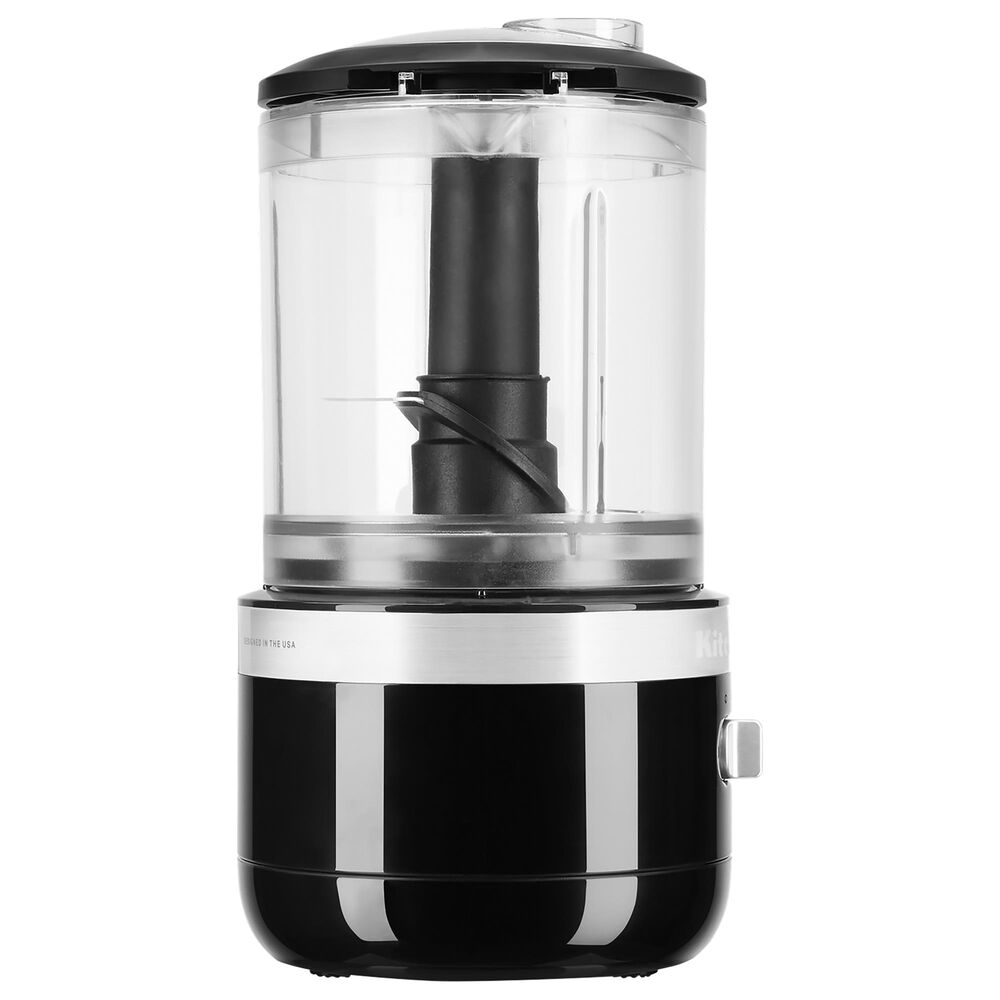 KitchenAid Cordless 5 Cup Food Chopper in Onyx Black, , large