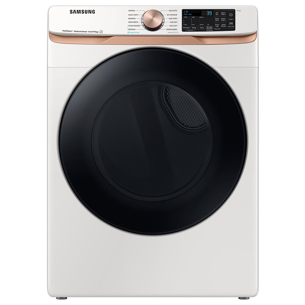 Samsung 5.0 Cu. Ft. Front Load Washer and 7.5 Cu. Ft. Gas Dryer Laundry Pair in Ivory, , large