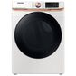 Samsung 5.0 Cu. Ft. Front Load Washer and 7.5 Cu. Ft. Gas Dryer Laundry Pair in Ivory, , large