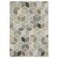 Oriental Weavers Cambria Geometric Biks 5"3" x 7"6" Ivory Area Rug, , large