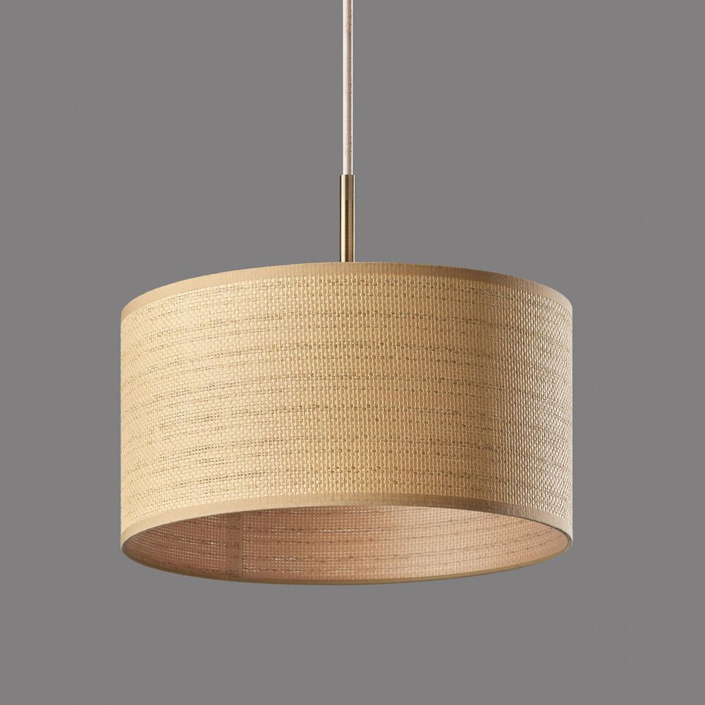 Adesso Harvest 1-Light Pendant in Antique Brass, , large