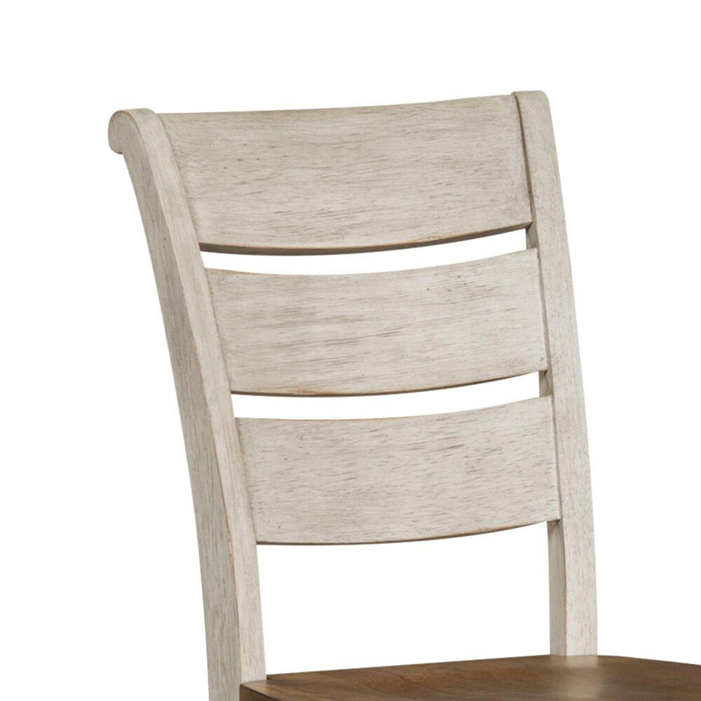 Belle Furnishings Farmhouse Reimagined Side Chair in White &#40;Set of 2&#41;, , large