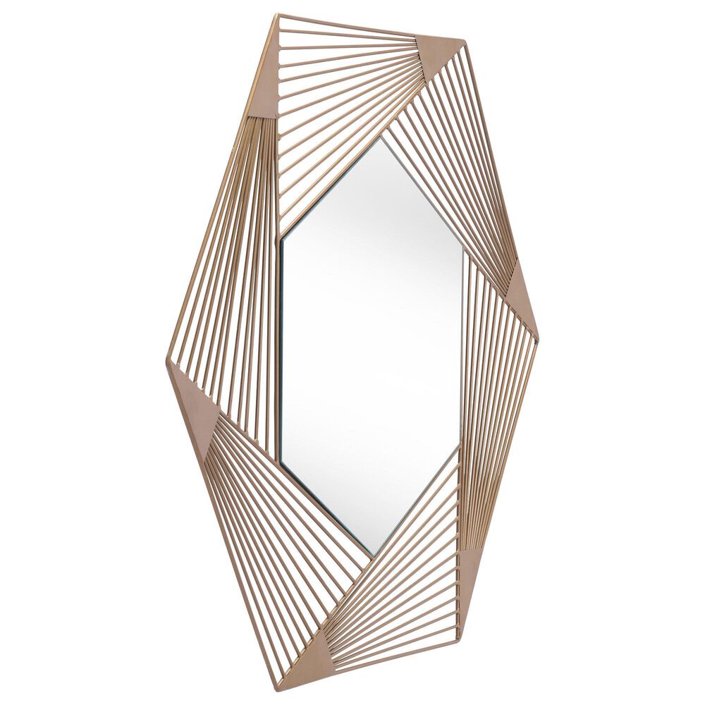 Zuo Modern Aspect Mirror in Gold, , large