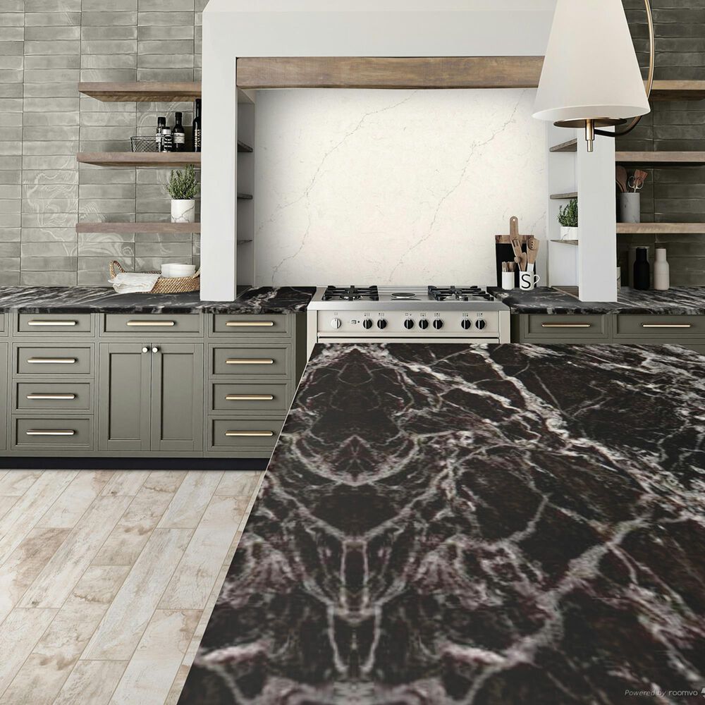 NFM Custom Countertops Arabian Nights Leathered 3cm Granite Countertop, , large