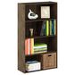 HOMLUX 4-Tier Open Shelf Bookcase in Columbia Walnut, , large