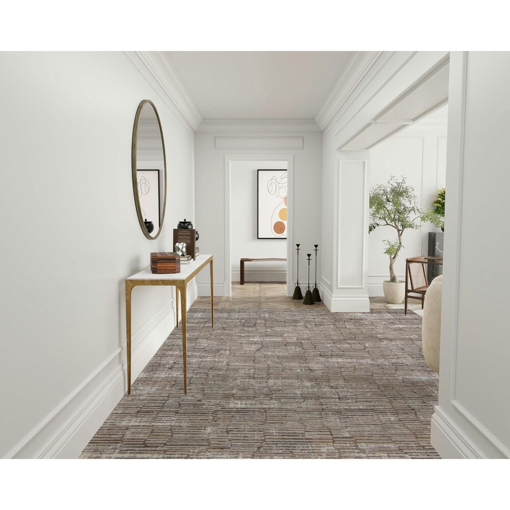 Nourison Sustainable Trends 9&#39; x 12&#39; Ivory and Mocha Area Rug, , large