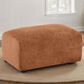 Coaster Burnett Upholstered Ottoman in Burnt Orange, , large