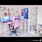 Techni Sport ProGamer2 Gaming Chair in Black and Pink, , large