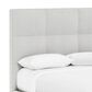 Bernhardt Derrick King Upholstered Panel Bed in White and Cream, , large