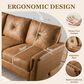 HOMLUX 72" Stationary Sofa in Light Brown, , large