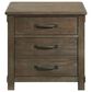 Mayberry Hill Scott 3 Drawer Nightstand with USB in Dark Walnut, , large