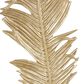 Maple and Jade 47" x 14" x 2" Polystone Bird Large Feather Wall Decor in Gold, , large