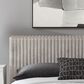 Ashley Zuraleus 3-Piece California King Upholstered Platform Bedroom Set in Matte White, , large