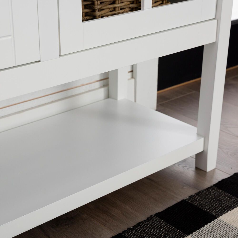 Walker Edison 52&quot; TV Stand in White, , large
