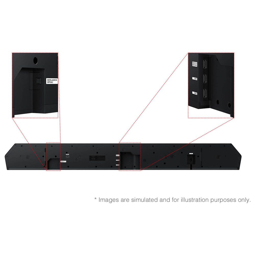 Samsung Q-Series 11.1.4 Channel Soundbar with Wireless Subwoofer and Rear Speaker in Titan Black, , large
