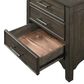 Hawthorne Furniture Hawthorne 3 Drawer Nightstand in Brushed Clay, , large