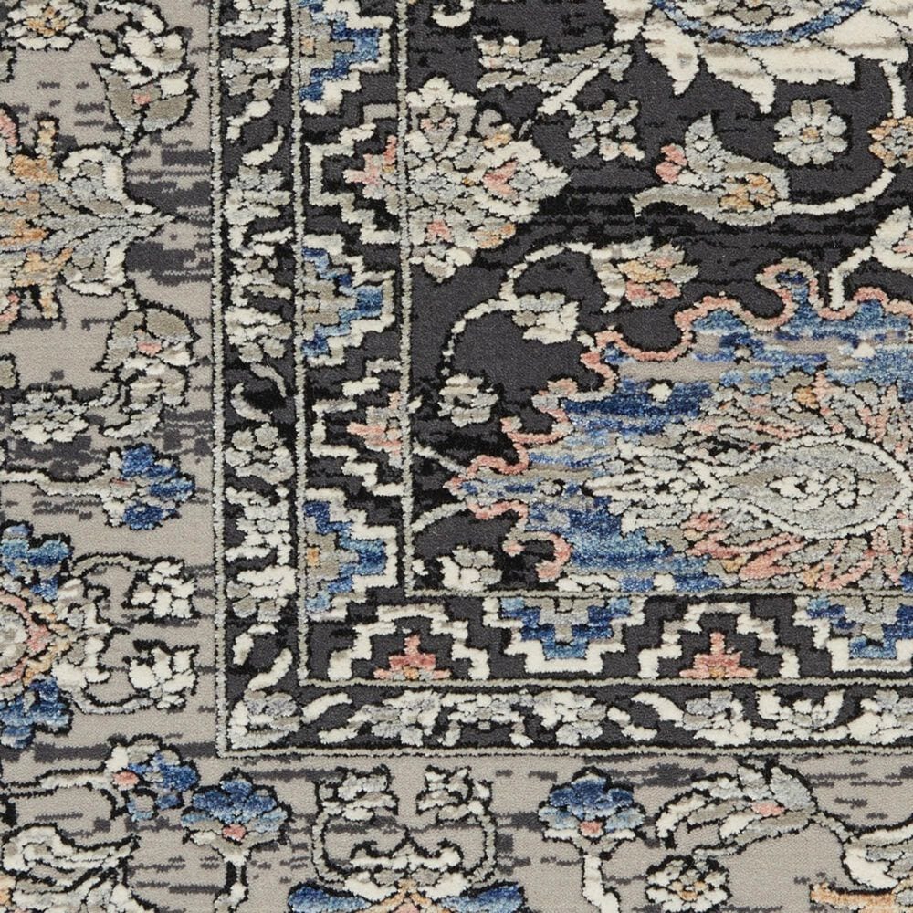Nourison Starry Nights STN11 5&#39; x 7&#39; Grey and Navy Area Rug, , large