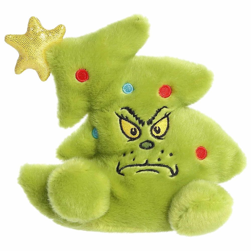 Aurora Palm Pals 5" Grinch Tree Plush in Green, , large