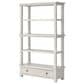 Ashley Robbinsdale 3-Piece L-Shape Desk and Bookcase Set in Antique White, , large