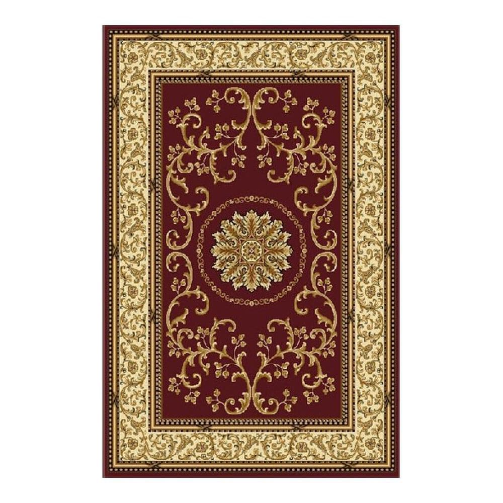 Radici USA Noble 1419 7"9" x 11"6" Burgundy Area Rug, , large
