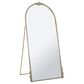 Maple and Jade 64" Fleur De Lis Ornate Floor Mirror with Easel in Gold, , large