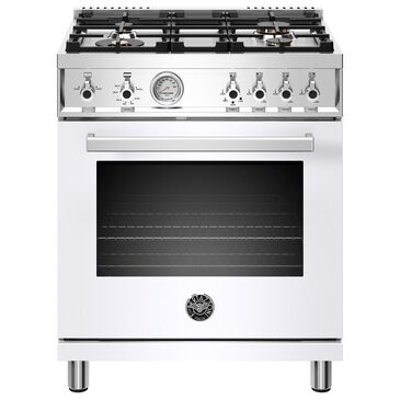 Bertazzoni 30" Professional Gas Range in Bianco, , large