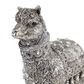 Maple and Jade Eclectic Resin Llama Sculpture in Silver (Set of 2), , large