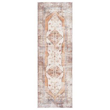 Surya Amelie 2"7" x 7"10" Camel, Wheat, Ivory, Saffron, Orange and Blue Runner, , large